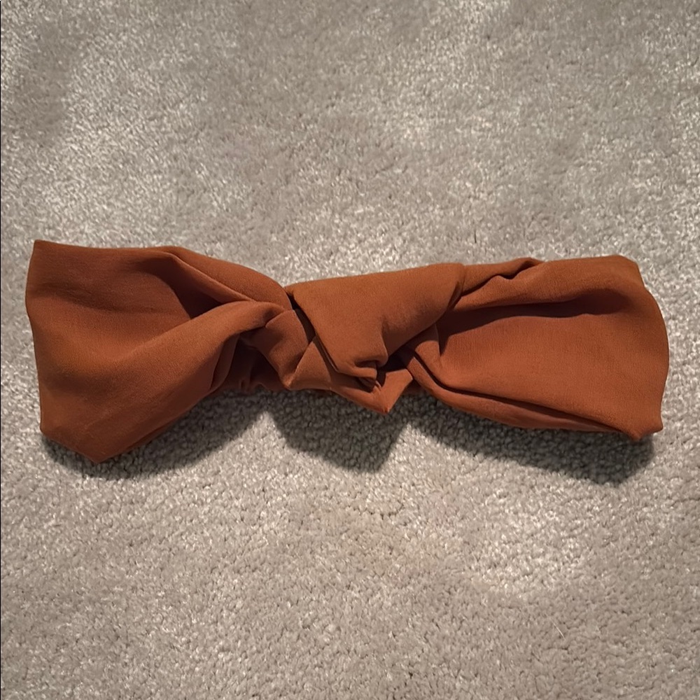 Brown Lululemon Knotted Headband